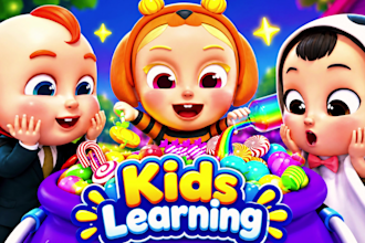 do 3d ai cartoon video, cartoon ai kids learning animation videos for youtube