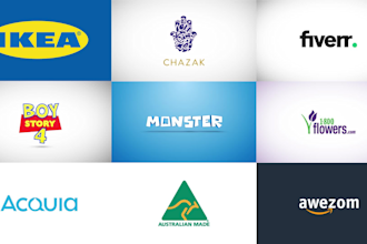 create animated logo intro video
