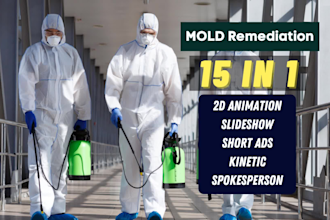 develop a high quality mold remediation video ads