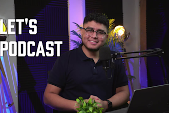 create engaging english and spanish podcast videos