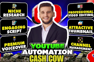 create fast ROI automation cash cow youtube videos for passive income