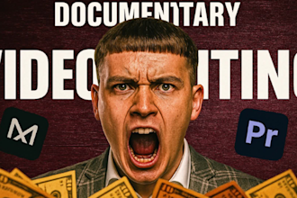do high quality documentary video for youtube channel