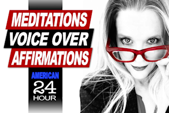 record female voice over for meditation and affirmations