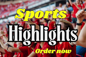 create soccer football highlights or any sports video editing