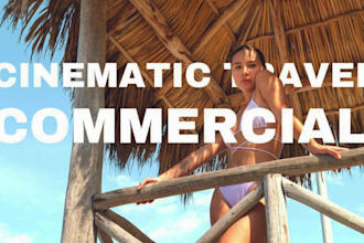 create travel agency commercial or resort hotel video ads