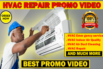 hvac repair installation air duct cleaning service promo video