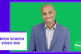 be a spokesman in your green screen ad, ugc or how to video