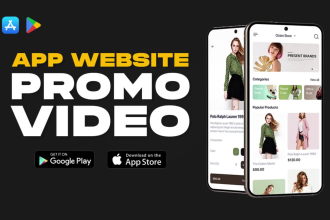 create amazing app preview video for mobile app promo video