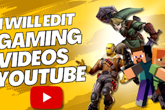 edit your gaming videos for youtube in just 24 hours
