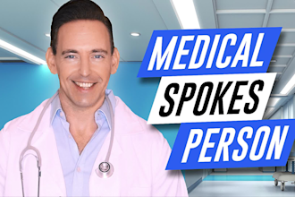 create an amazing medical spokesperson video