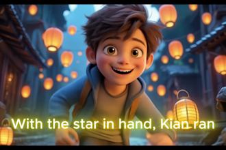 create ai animation stories, ai video art in 3d pixar style for tiktok, youtube