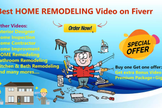 create home remodeling video or house renovation video