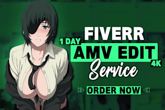 make perfect anime music video for your tik tok, ig reels emv edit