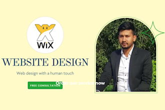design, edit, fix, redesign create wix website or wix store