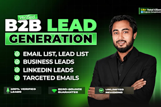 provide b2b lead generation and email list building service