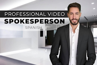 be your video spokesperson in spanish
