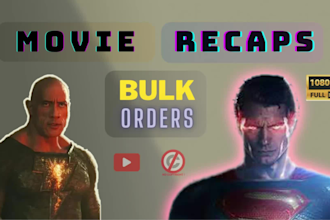 edit movie recap videos in bulk with free short videos