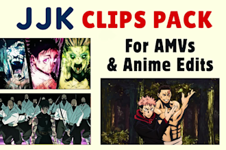 provide jjk clips over 500 for your amvs and anime edit