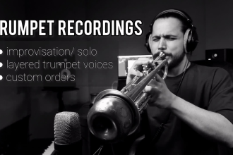 record professional trumpet tracks for your music