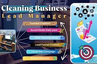 help with proven marketing strategies, generate leads for cleaning service