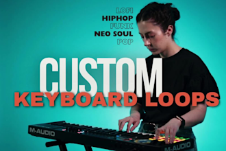create rnb, neo soul or hip hop keyboard loops for your beat