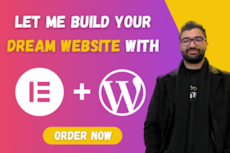 create a responsive wordpress website or landing page with elementor pro