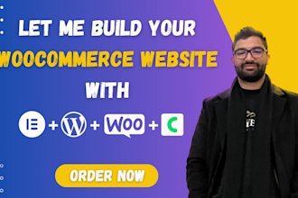 build your ecommerce website or woocommerce online store