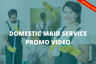 make domestic maid service explainer promo video