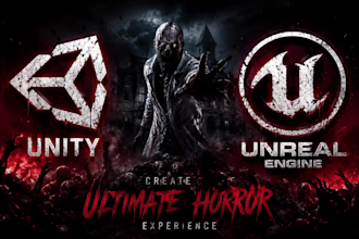 develop realistic horror survival game in unreal engine or unity