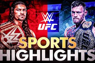 make viral wwe, sports highlights videos for youtube