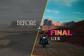 fix your flat footage into a cinematic look using davinci resolve