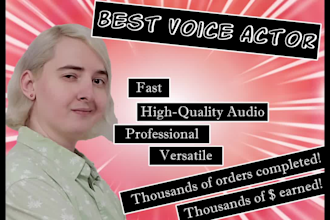 voice act for commercial usage HQ audio