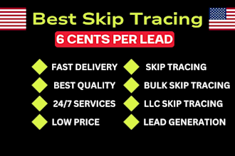 provide real estate skip tracing within 24 hours