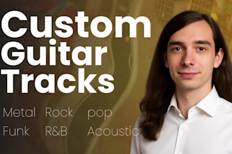 write and record a professional guitar solo or melody