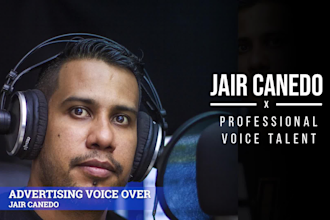 record a professional voiceover in spanish for your advertising videos