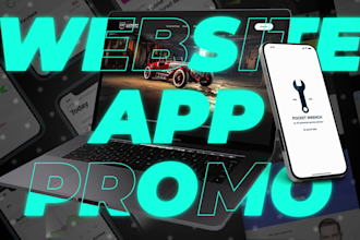 create an engaging website promo or app promo video