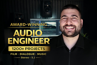 clean, edit, fix your film dialogue audio for clear sound