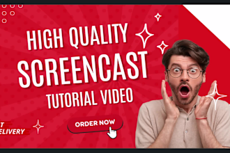 record high quality screencast explainer video tutorial for website and app