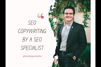 do SEO writing and copywriting in arabic and english