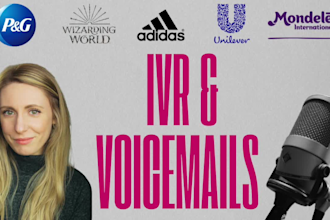record professional voicemails, phone greetings and IVR