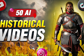 create ai history documentary videos for youtube videos, shorts