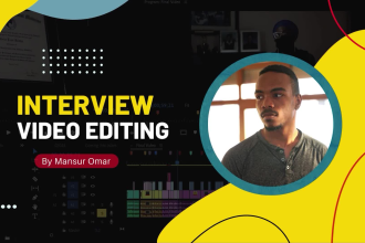 professionally edit your interview video