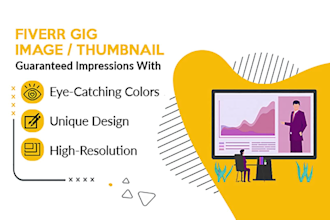 design stunning fiverr gig image, thumbnail, cover photo