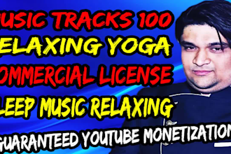 create youtube channel with 100 relaxing meditation yoga sleep music video