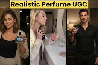 do ultra realistic ai ugc perfume video ads