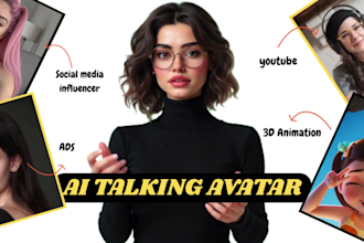 ai talking avatar, character animation for your brands, promo video