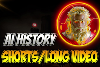create faceless ai history documentary shorts youtube video