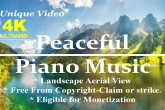 create youtube channel with 4k relaxing meditation rain lofi lullaby music video
