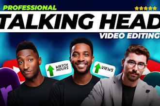 edit youtube talking head videos with motion graphics