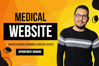 design medical, healthcare, dental, clinic, home care website